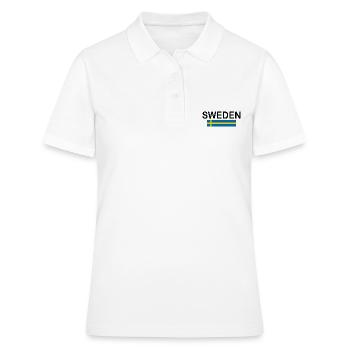 Schweden - Frauen Polo Shirt - Weiß - Vorne - Ailine (174cm)