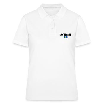 Sverige - Frauen Polo Shirt - Weiß - Vorne - Ailine (174cm)