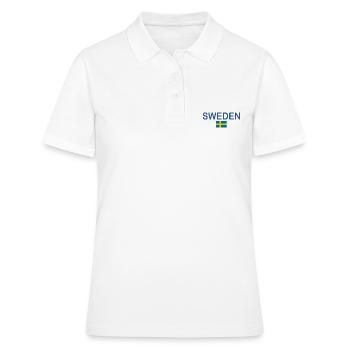 Schweden - Frauen Polo Shirt - Weiß - Vorne - Ailine (174cm)