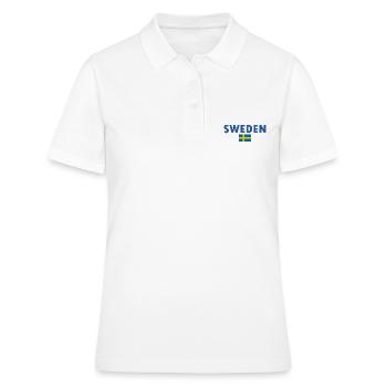 Schweden - Frauen Polo Shirt - Weiß - Vorne - Ailine (174cm)