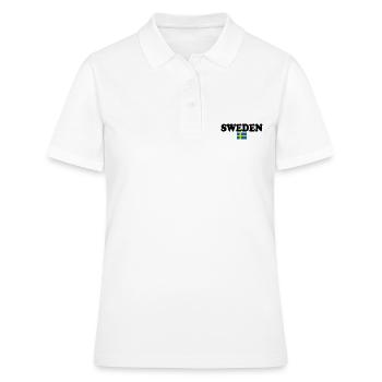 Schweden - Frauen Polo Shirt - Weiß - Vorne - Ailine (174cm)