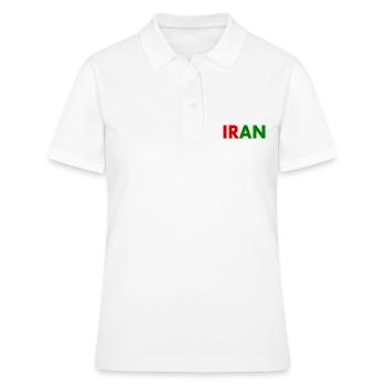 Iran - Frauen Polo Shirt - Weiß - Vorne - Ailine (174cm)