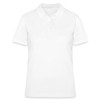 Yoga Namaste - Polo Femme - blanc - Devant - Ailine (174cm)