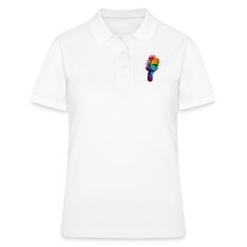 Micro Color - Women's Polo Shirt - white - Front - Ailine (174cm)