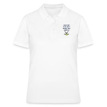 Je suis allé aux bagarres et une partie de hockey a éclaté - Polo Femme - blanc - Devant - Ailine (174cm)
