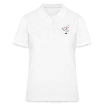 Bec-en-sabot Koch - Polo Femme - blanc - Devant - Ailine (174cm)