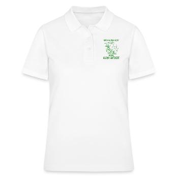 BECOME A CLIMATE ACTIVIST - Women's Polo Shirt - white - Front - Ailine (174cm)