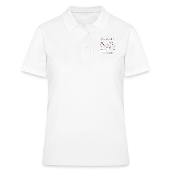 POULE OEUF POULES - Polo Femme - blanc - Devant - Ailine (174cm)