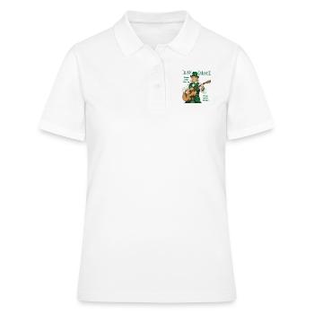 IRISH DANCE - Frauen Polo Shirt - Weiß - Vorne - Ailine (174cm)
