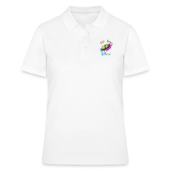 life love billard - Polo Femme - blanc - Devant - Ailine (174cm)