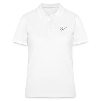 Funny Darter Duo Motif Tee - Women's Polo Shirt - white - Front - Ailine (174cm)