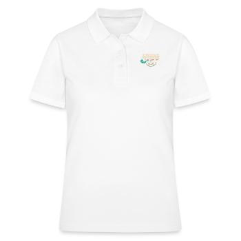 Chemise d’humour Dartplayer - Bas - Polo Femme - blanc - Devant - Ailine (174cm)