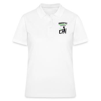 Work Office Home Office Loading - Women's Polo Shirt - white - Front - Ailine (174cm)