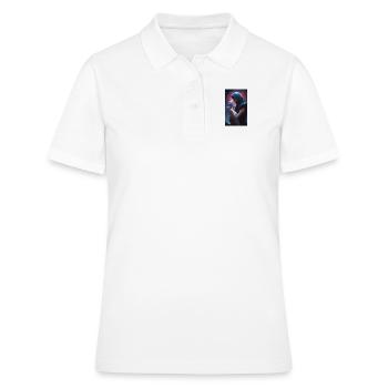 Leidenschaftliches ätherisches Fantasiepaar - Frauen Polo Shirt - Weiß - Vorne - Ailine (174cm)