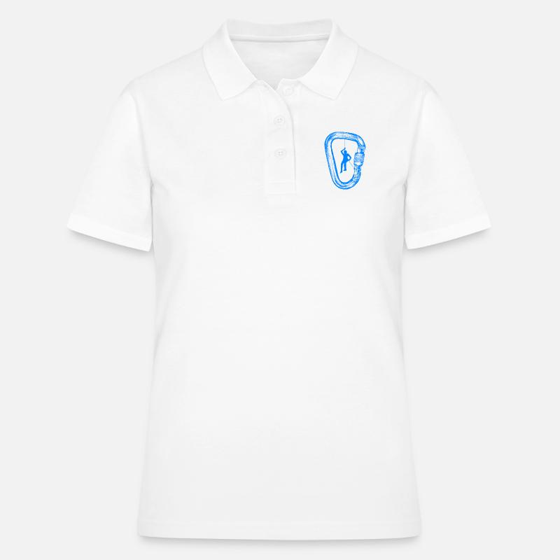 climber - Women's Polo Shirt - white