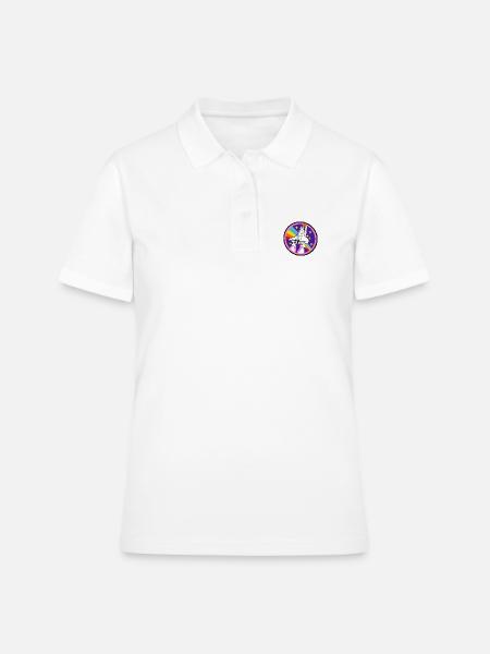 RAKETE - Frauen Polo Shirt - Weiß