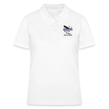 navire disparu - Polo Femme - blanc - Devant - Ailine (174cm)