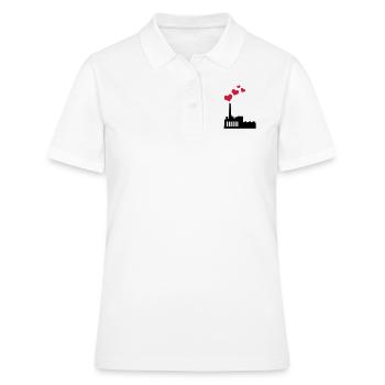 Love producing Plant - Women's Polo Shirt - white - Front - Ailine (174cm)