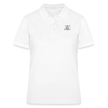 Love your Daddy Love you dad father dad - Women's Polo Shirt - white - Front - Ailine (174cm)