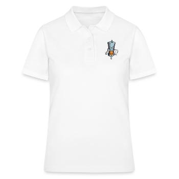 Le dentifrice protège la dent de la sucette - Polo Femme - blanc - Devant - Ailine (174cm)