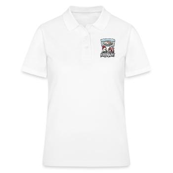 Film d'horreur - film d'horreur pour animaux - Polo Femme - blanc - Devant - Ailine (174cm)