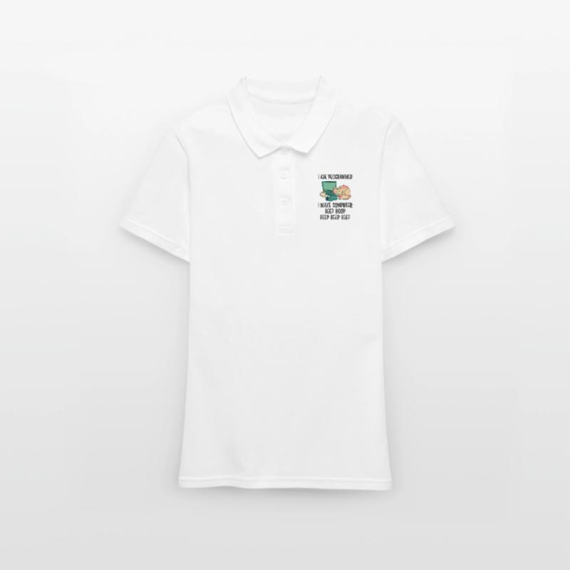 I Are Programmer I Make Computer Beep Bop Coder So Frauen Polo Shirt
