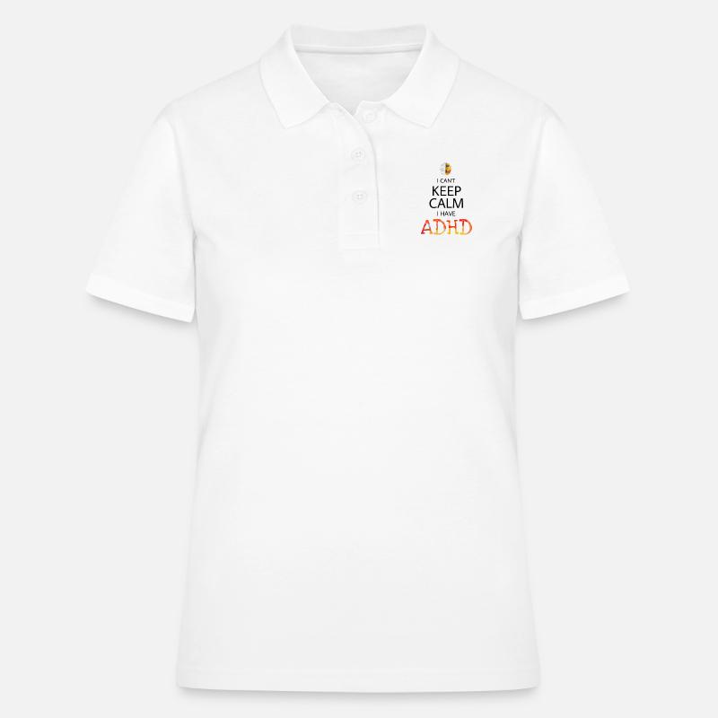 ADHD - Women's Polo Shirt - white