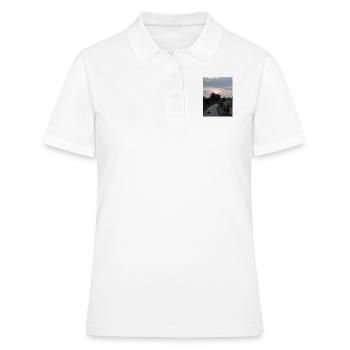 Lever du soleil - Polo Femme - blanc - Devant - Ailine (174cm)