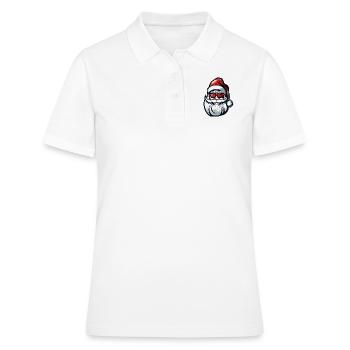 Père Noël Père Noël Noël - Polo Femme - blanc - Devant - Ailine (174cm)