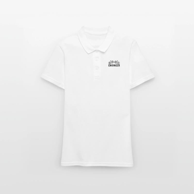 Engineer Brain Mechanical Engineering Electrical Engineering Math Women's Polo Shirt