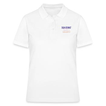 boarding is my therapy - Frauen Polo Shirt - Weiß - Vorne - Ailine (174cm)