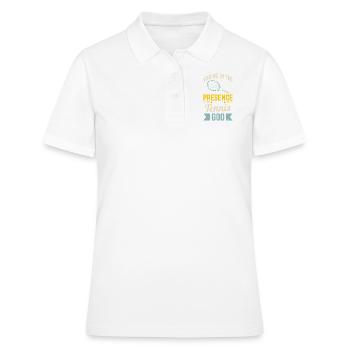 Tennis Joueur de tennis Court de tennis - Polo Femme - blanc - Devant - Ailine (174cm)