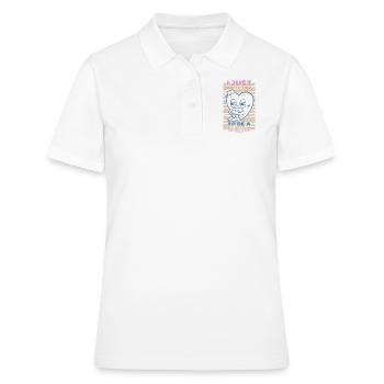 Heart World Peace Movement - Polo Femme - blanc - Devant - Ailine (174cm)