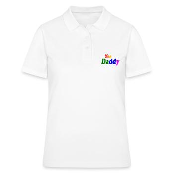 Yes daddy - Frauen Polo Shirt - Weiß - Vorne - Ailine (174cm)