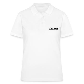 Gazawi gaza - Polo Femme - blanc - Devant - Ailine (174cm)