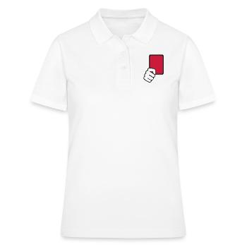 Carton rouge Arbitre - Polo Femme - blanc - Devant - Ailine (174cm)
