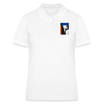Surrealistische Malerei - Frauen Polo Shirt - Weiß - Vorne - Ailine (174cm)