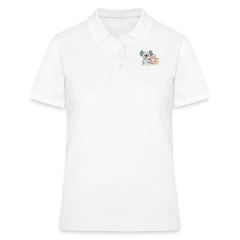 Koala Donut Eukalyptus Australien - Frauen Polo Shirt - Weiß - Vorne - Ailine (174cm)