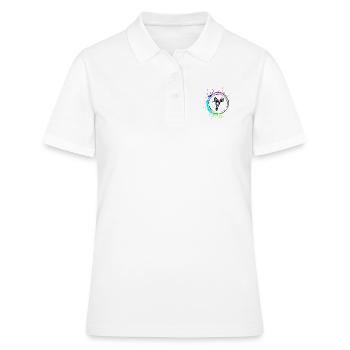 Sattel Symbol - Frauen Polo Shirt - Weiß - Vorne - Ailine (174cm)