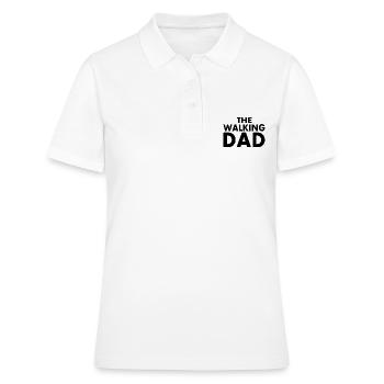 The walking dad - Polo Femme - blanc - Devant - Ailine (174cm)