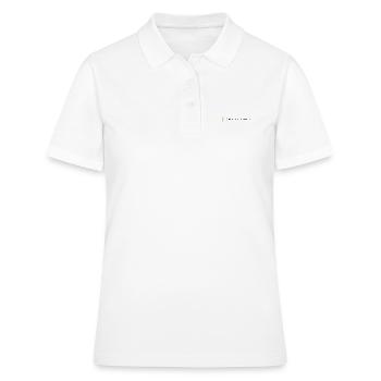 Ich bin kein Roboter. - Frauen Polo Shirt - Weiß - Vorne - Ailine (174cm)