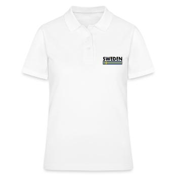 Schweden - Frauen Polo Shirt - Weiß - Vorne - Ailine (174cm)