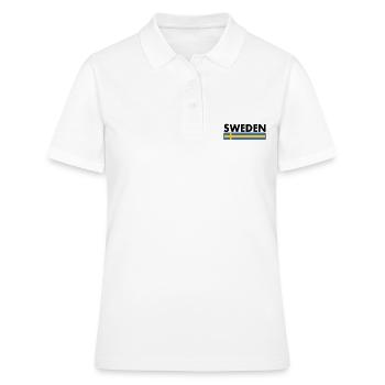 Schweden - Frauen Polo Shirt - Weiß - Vorne - Ailine (174cm)
