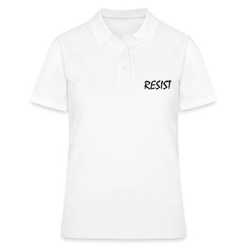 Resist - Women's Polo Shirt - white - Front - Ailine (174cm)