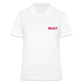 Braut - Frauen Polo Shirt - Weiß - Vorne - Ailine (174cm)
