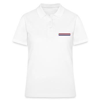 Drapeau Hollande - Polo Femme - blanc - Devant - Ailine (174cm)