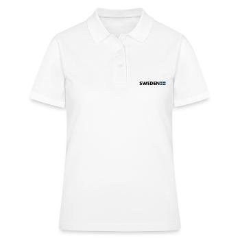 Schweden - Frauen Polo Shirt - Weiß - Vorne - Ailine (174cm)