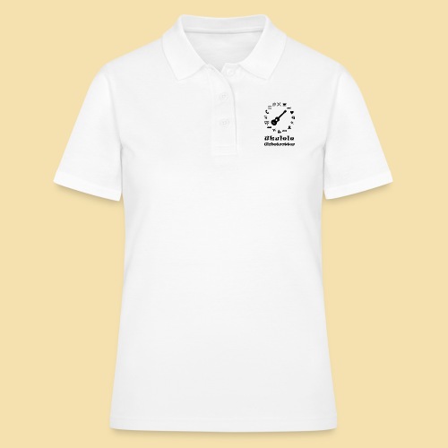XL Menshirt: Globetrotter (Motiv: schwarz) - Frauen Polo Shirt