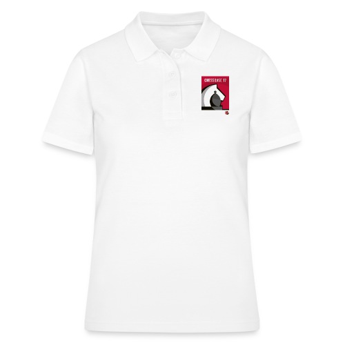 CHESSBASE 17 - Schach, Läufer, Springer - Camiseta polo mujer