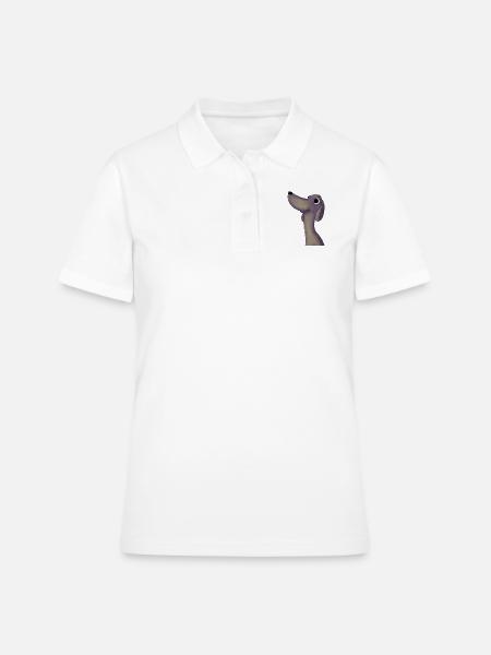 Drôle de chien - Polo Femme - blanc